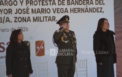 El General José Mario Vega asume el mando de la  vigésimo tercera zona militar