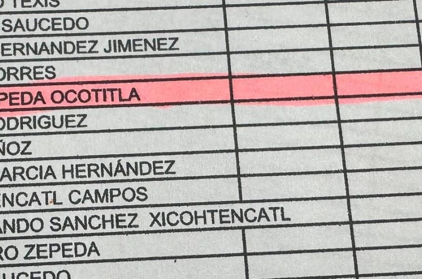 Filtran lista de apoyos irregulares en Papalota; señalan a funcionarios municipales Filtran lista de apoyos irregulares en Papalota; señalan a funcionarios municipales