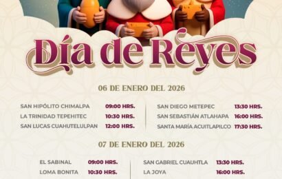El Día de Reyes en Tlaxcala unirá familias y comunidades