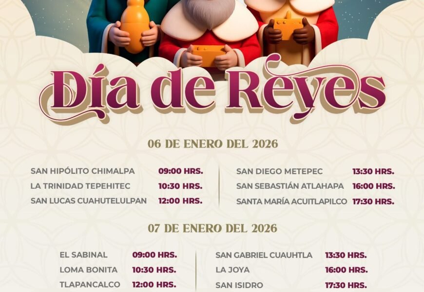 El Día de Reyes en Tlaxcala unirá familias y comunidades