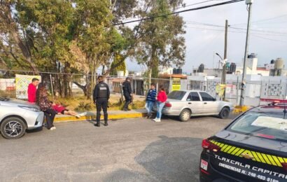 Policía Municipal de Tlaxcala atiende reporte de joven en campos de Ocotlán