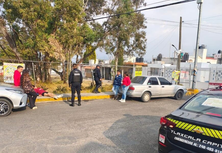 Policía Municipal de Tlaxcala atiende reporte de joven en campos de Ocotlán