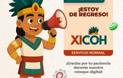 El asistente virtual Xicoh vuelve a operar El asistente virtual Xicoh vuelve a operar