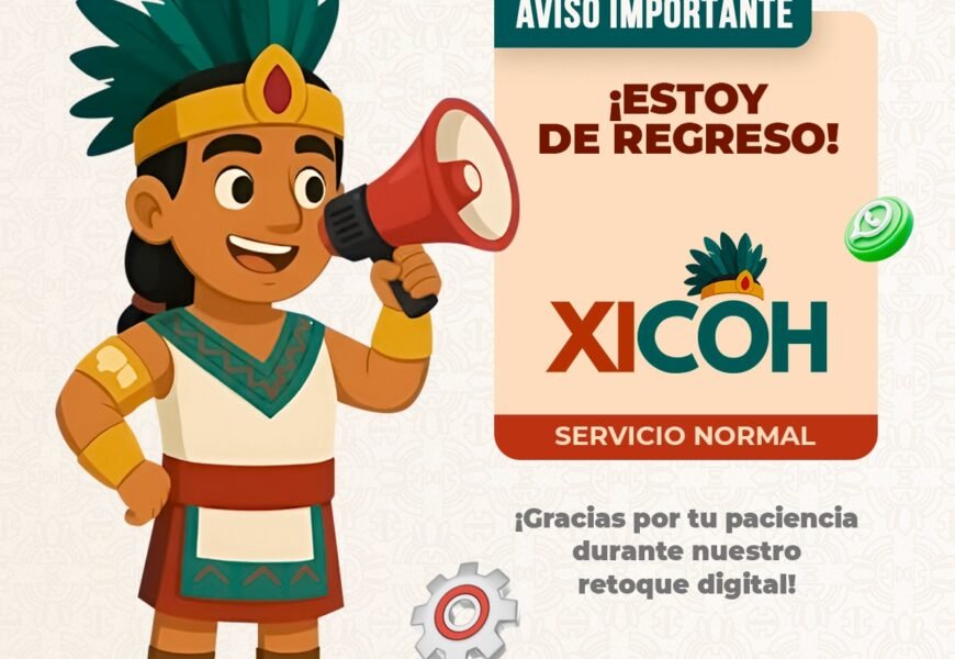 El asistente virtual Xicoh vuelve a operar