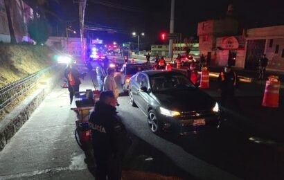 Operativo Alcoholimetría Tlaxcala refuerza seguridad