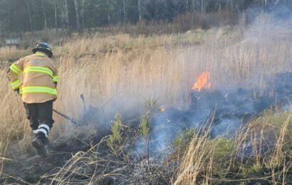 Protección civil de Tlaxcala sofoca incendio en la Ocotera Protección civil de Tlaxcala sofoca incendio en la Ocotera