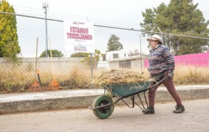 Vecinas y vecinos se suman a las acciones de mejora municipales en Tlaxcala