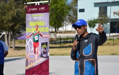Inspira Juan Luis Barrios a atletas tlaxcaltecas