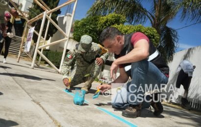 Alfonso Sánchez encabeza faena en el parque Tlahuicole