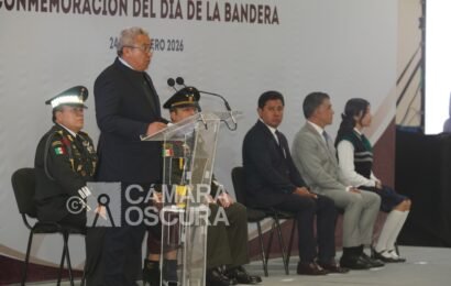 Conmemoran Día de la Bandera con mensaje de Soberanía y memoria en Tlaxcala