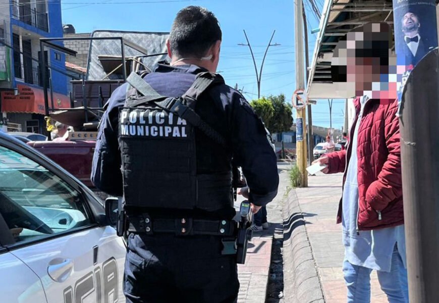 Policía Municipal de Tlaxcala atiende falsa alarma Policía Municipal de Tlaxcala atiende falsa alarma