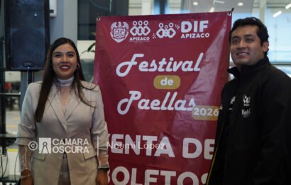 Presentan torneo de pádel y festival de las paellas en la Feria Apizaco 2026