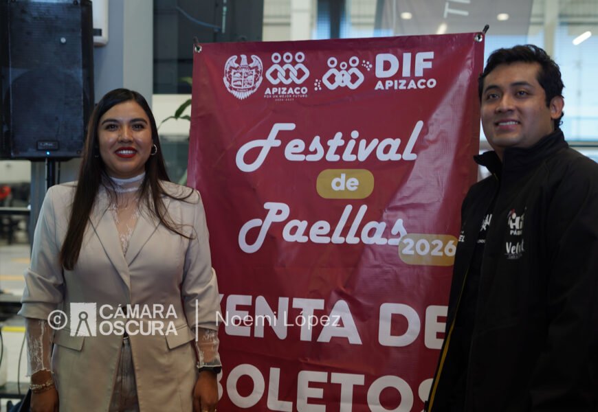 Presentan torneo de pádel y festival de las paellas en la Feria Apizaco 2026