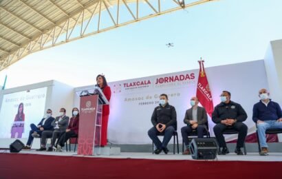 Inversión  del gobierno en Amaxac impulsa bienestar regional