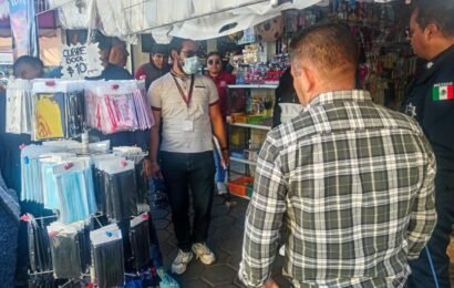 El ordenamiento del comercio ambulante en Apizaco avanza con operativos permanentes