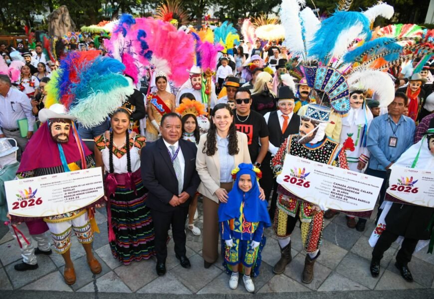 Apoyos al Carnaval Tlaxcala 2026 fortalecen tradición