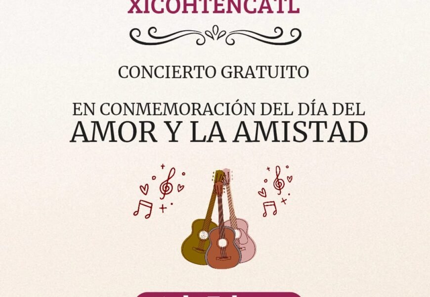 Concierto Rondalla Xicohténcatl será gratuito el 14 de febrero en Tlaxcala