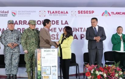 Campaña de Desarme Voluntario 2026 inicia en Tlaxcala