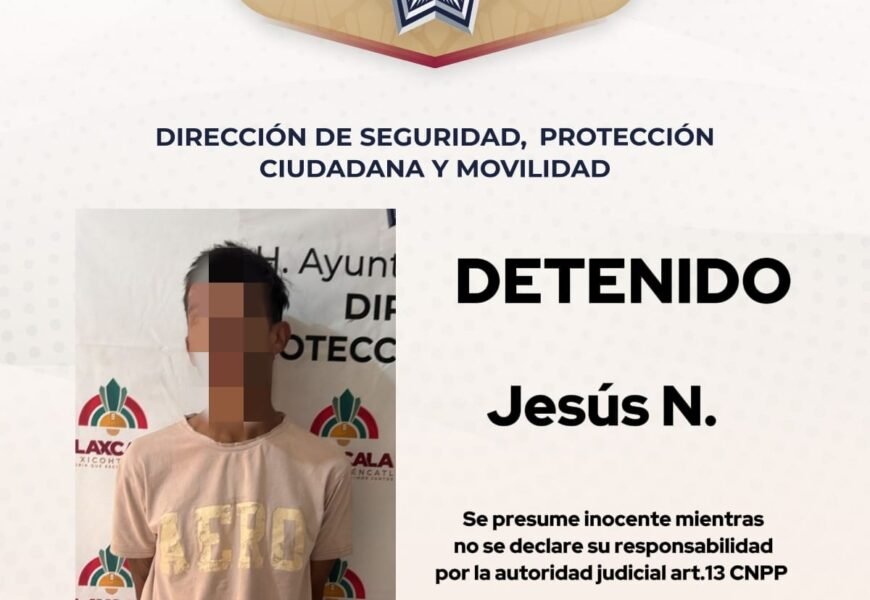 Apoyo a FGR en orden de aprehensión permitió detener a un hombre con requerimiento federal en la capital