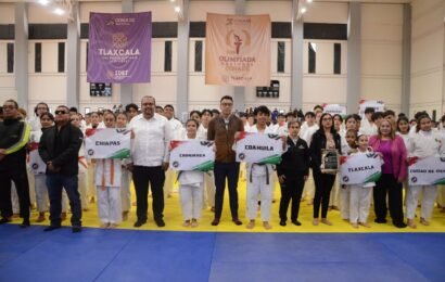 Torneo Nacional de Judo congrega a delegaciones de más de 30 entidades en Tlaxcala