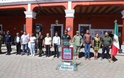 Mando Coordinado en Nanacamilpa fortalece la estrategia estatal con mayor presencia policial