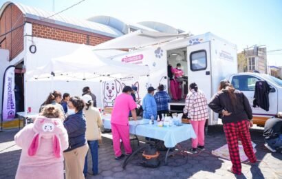 Alfonso Sánchez García supervisa jornada gratuita de esterilización en Loma Bonita