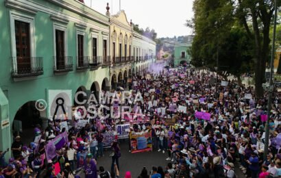 Tlaxcala garantizó marcha del 8m con respeto, concluyo con saldo blanco