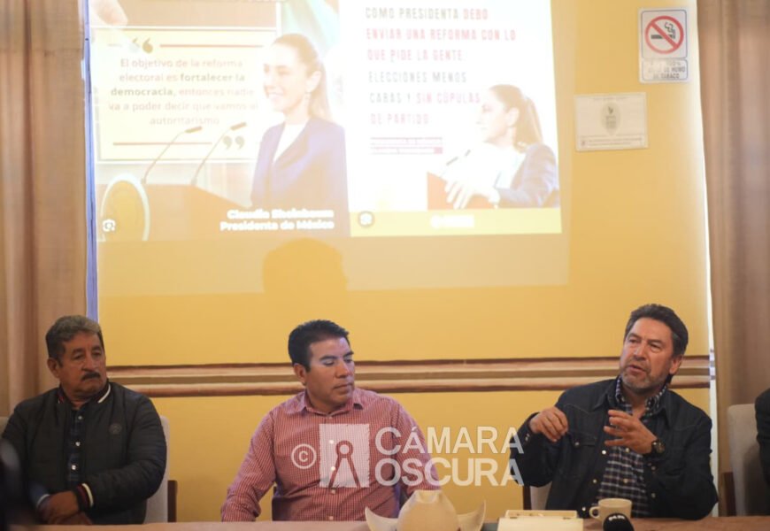 Reforma electoral de Claudia Sheinbaum es apoyada por Raymundo Vázquez