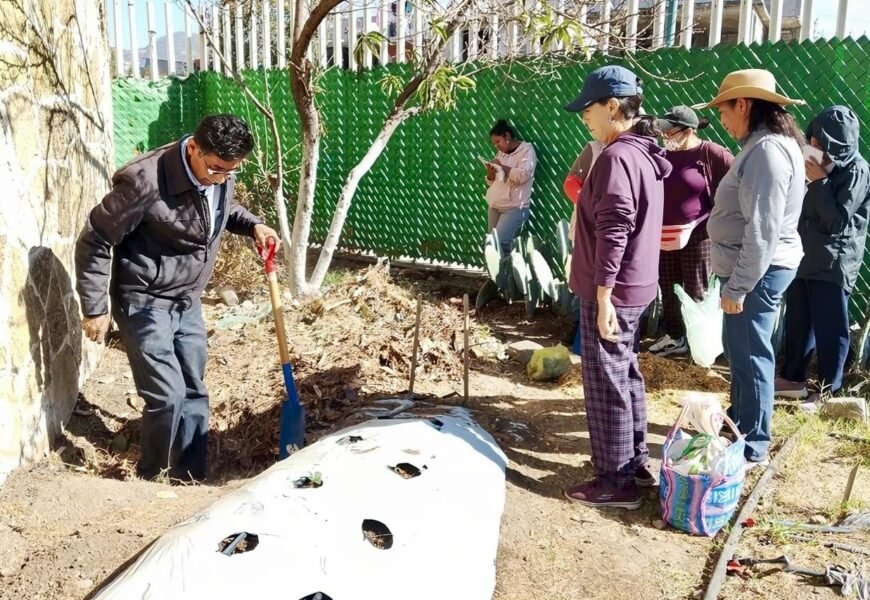 Composta de hoyo impulsa conciencia ambiental en Tlaxcala