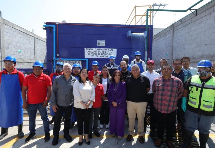 La Planta de tratamiento Ekccolav en Tepetitla fue supervisada por la gobernadora