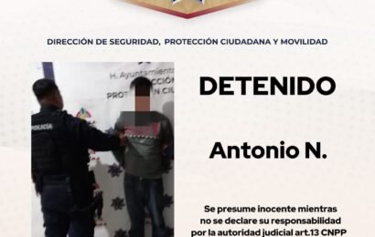 Detención en Santa María Acuitlapilco luego de un llamado de auxilio