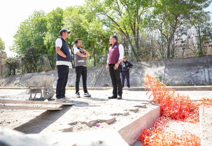 Avenida Ribereña es supervisada por el alcalde de Tlaxcala