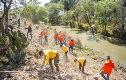 Limpieza del Río Zahuapan impulsa desarrollo sustentable en la capital