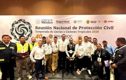Tlaxcala presente en reunión nacional de Protección Civil