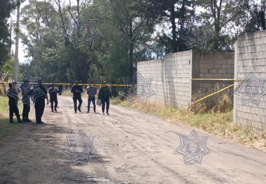 Policía de Apizaco atiende reporte de ciudadano en Huiloac