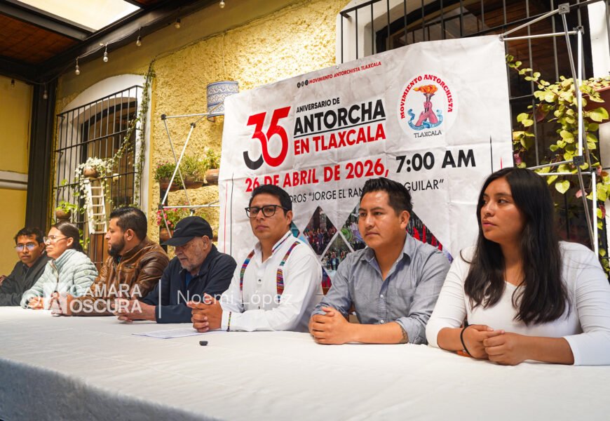 Movimiento Antorchista en Tlaxcala celebra 35 años de lucha social