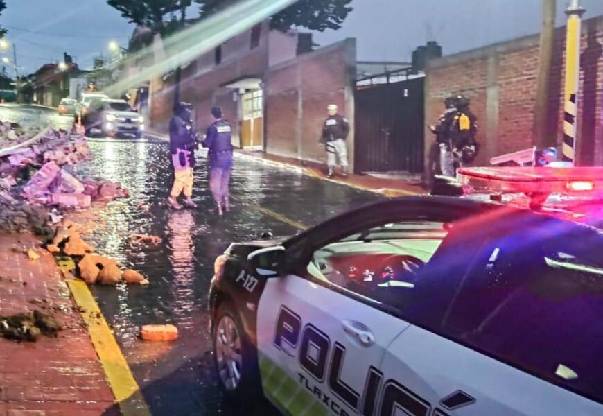 Granizada en Tlaxcala moviliza brigadas de emergencia