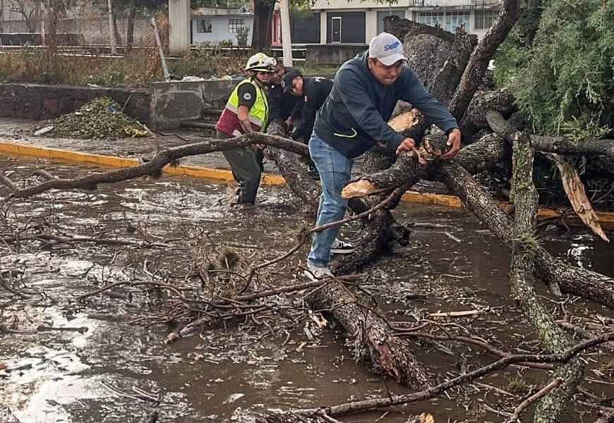 Lluvia en Tlaxcala mantiene control y activa brigadas municipales
