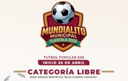 Mundialito Municipal Tlaxcala 2026 abre inscripciones