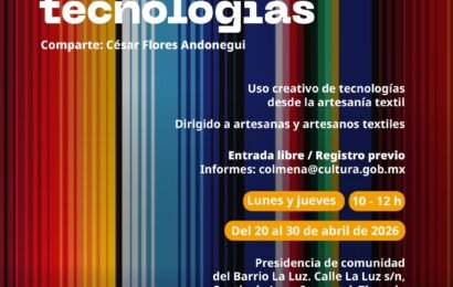 Tejer las tecnologías abre taller en Contla