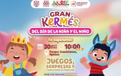 Apizaco celebrará a la niñez con gran kermés Apizaco celebrará a la niñez con gran kermés