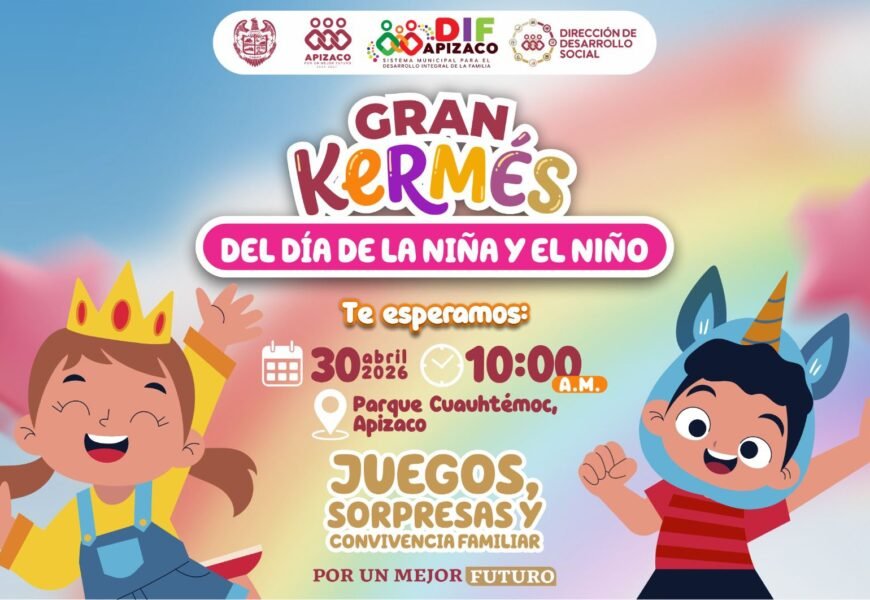 Apizaco celebrará a la niñez con gran kermés Apizaco celebrará a la niñez con gran kermés