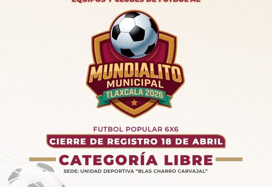Mundialito Municipal cierra inscripciones este 18 de abril