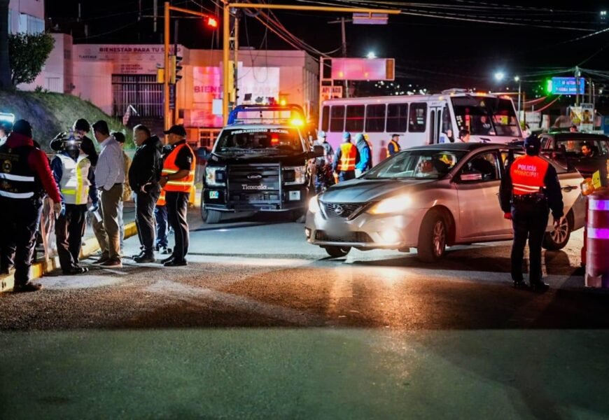 Operativo de Alcoholimetría en Tlaxcala refuerza la seguridad vial y previene accidentes