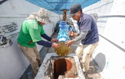 Inicia Mantenimiento pozo Mariano Sánchez para garantiza agua segura