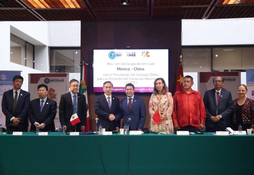 Preside Ray Vázquez Conchas reunión del Grupo de Amistad México -China