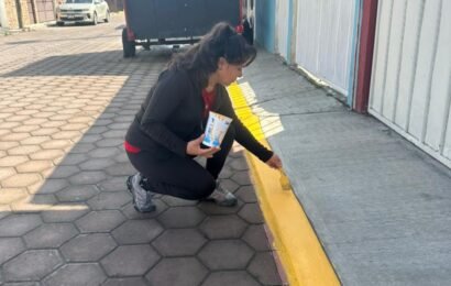 Alfonso Sánchez García impulsa faenas urbanas en Tlaxcala