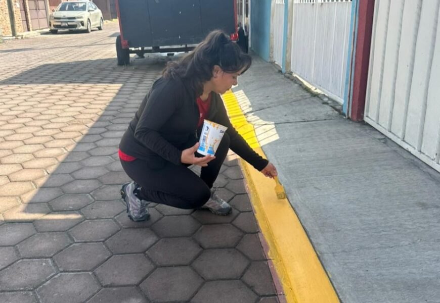 Alfonso Sánchez García impulsa faenas urbanas en Tlaxcala