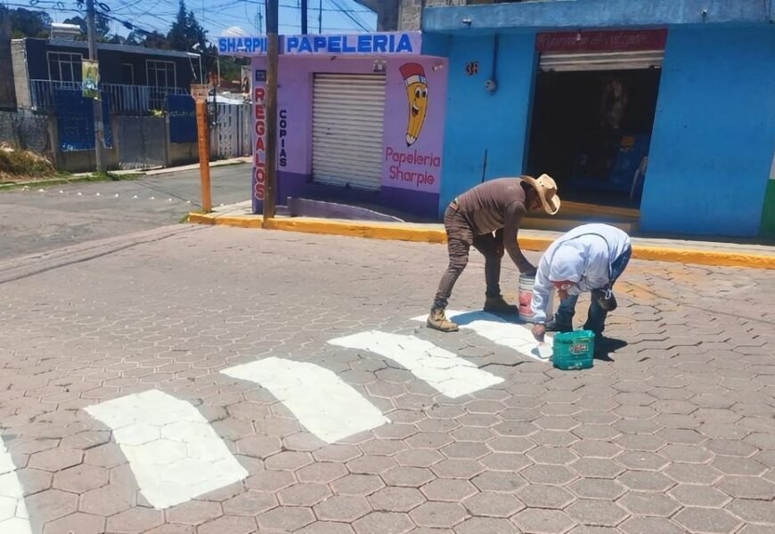 Brigadas de mejora urbana llegan a Ixtulco y Ocotlán y Cuautelulpan