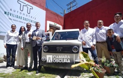 Presentan TT01, el primer auto eléctrico de México hecho en Tlaxcala
